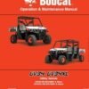 Bobcat UV34, UV34XL Utility Vehicle Service Repair Manual
