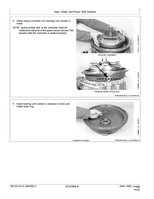 John Deere 644K 4WD Loader Technical Manual John Deere 644K 4WD Loader Technical Manual - Image 3