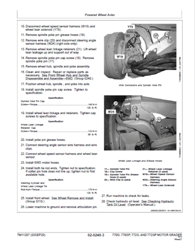 John Deere 770G, 770GP, 772G, 772GP Grader Technical Manual - Image 3