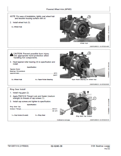 John Deere 310K Backhoe Loader Repair Technical Manual (S.N after C000001 – )