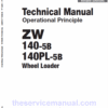 Hitachi ZW140-5B, ZW140PL-5B Wheel Loader Service Repair Manual