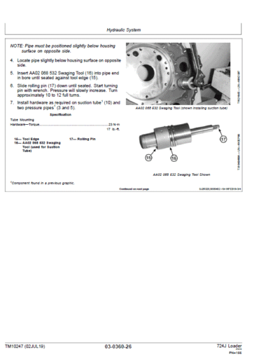 John Deere 724J Loader Repair Technical Manual - Image 3