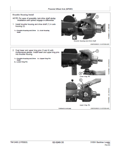 John Deere 310SK Backhoe Loader Repair Technical Manual (S.N after E219607 – ) - Image 3