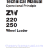 Hitachi ZW220, ZW250 Wheel Loader Service Repair Manual