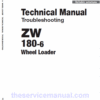 Hitachi ZW180-6 Wheel Loader Service Repair Manual