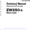 Hitachi ZW250-6 Wheel Loader Service Repair Manual
