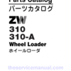 Hitachi ZW310 Wheel Loader Service Repair Manual