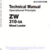 Hitachi ZW310-5A, ZW310-5B Wheel Loader Service Repair Manual