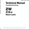 Hitachi ZW310-6 Wheel Loader Service Repair Manual