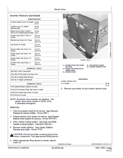 John Deere 944K Hydrid 4WD Loader Service Manual - Image 3