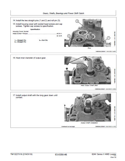 John Deere 824K 4WD Series II Loader Technical Manual - Image 3