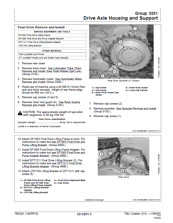 John Deere 700J Crawler Dozer Service Manual John Deere 700J Crawler Dozer Service Manual - Image 3