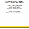 New Holland L213, L215, L216 Skid Steer Loader Service Manual