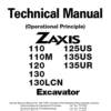 Hitachi ZX110, ZX110M, ZX120, ZX130, ZX130LCN Excavator Service Repair Manual