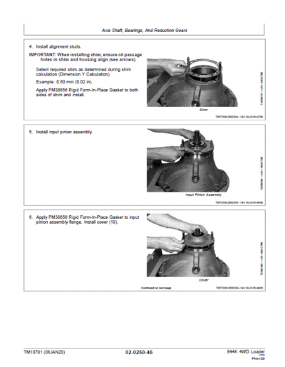 John Deere 844K 4WD Loader Technical Manual - Image 3