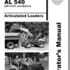 Gehl AL 540 Articulated Loader Repair Service Manual