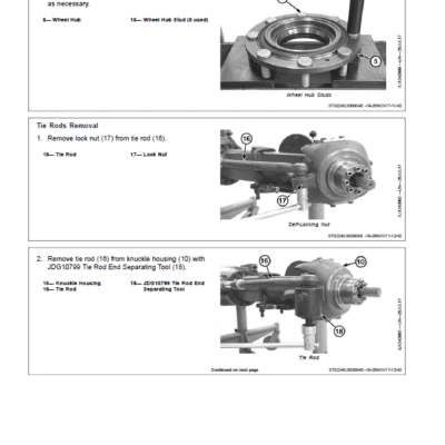 John Deere 410K Backhoe Loader Repair Technical Manual (S.N after E219607 – )