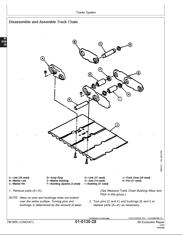 John Deere 80 Excavator Repair Service Manual John Deere 80 Excavator Repair Service Manual - Image 3
