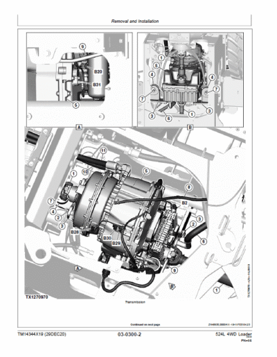 John Deere 524L 4WD Loader Repair Technical Manual - Image 3