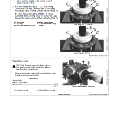 John Deere 410K Backhoe Loader Repair Technical Manual (S.N after C219607 & D219607 – )