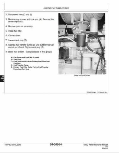 John Deere 643D Feller Buncher Service Manual - Image 3