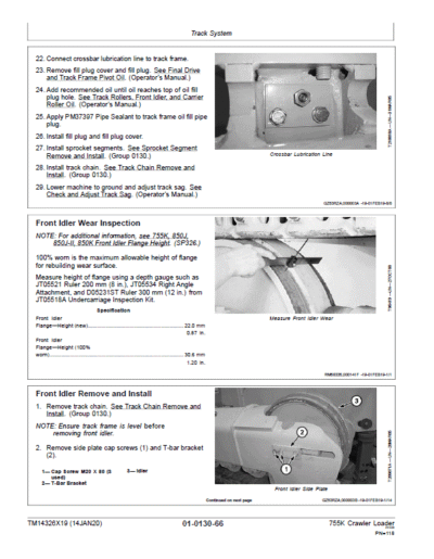 John Deere 755K Crawler Loader Repair Technical Manual - Image 3