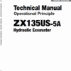 Hitachi ZX135US-5A Excavator Service Repair Manual