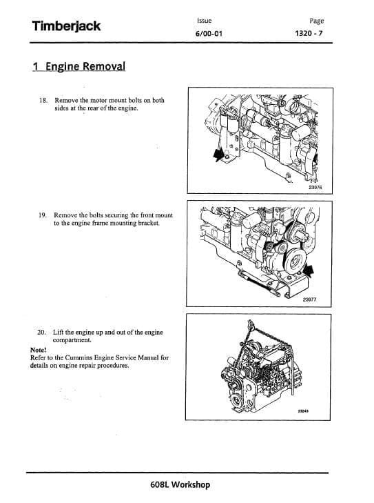 Timberjack 608L Feller Buncher Service Repair Manual Timberjack 608L Feller Buncher Service Repair Manual - Image 3