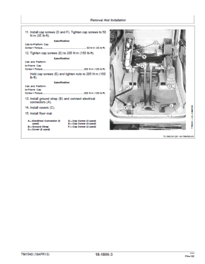 John Deere 190E Excavator Repair Service Manual - Image 3