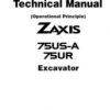 Hitachi ZAXIS 75US-A, 75 UR Excavator Repair Service Manual