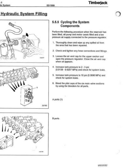 Timberjack 850, 950 Feller Bunchers Repair Manual - Image 3