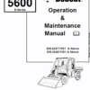 Bobcat 5600 Utility Vehicle Service Manual