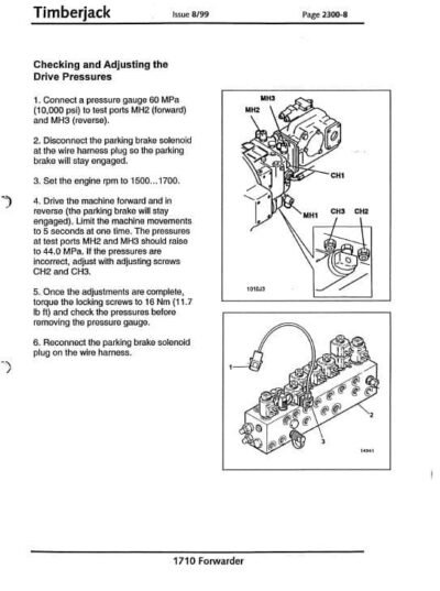 Timberjack 1710 Forwarder Service Repair Manual - Image 3