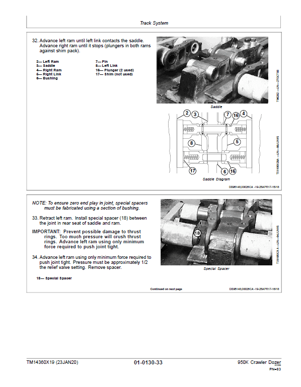 John Deere 950K Crawler Dozer Repair Service Manual John Deere 950K Crawler Dozer Repair Service Manual - Image 3