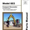 Gehl GE 503Z, GE 603 Mini Excavator Repair Service Manual