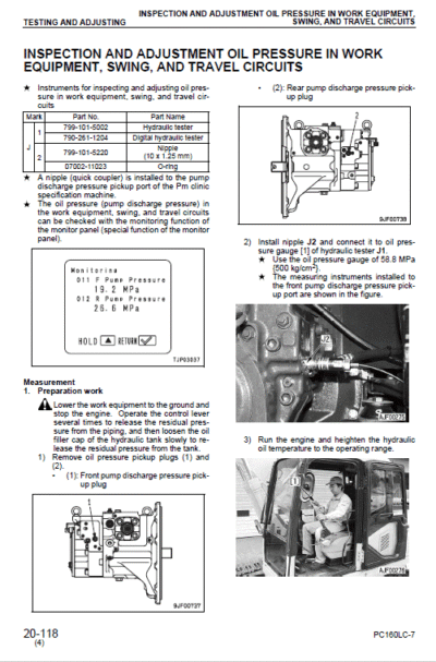Komatsu Pc160lc-7 engine Operation Manual - Image 3