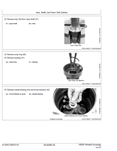 John Deere 190DW Wheeled Excavator Service Manual - Image 3