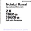 Hitachi ZX350LC-5B and ZX350LCN-5B ZAXIS Excavator Service Repair Manual
