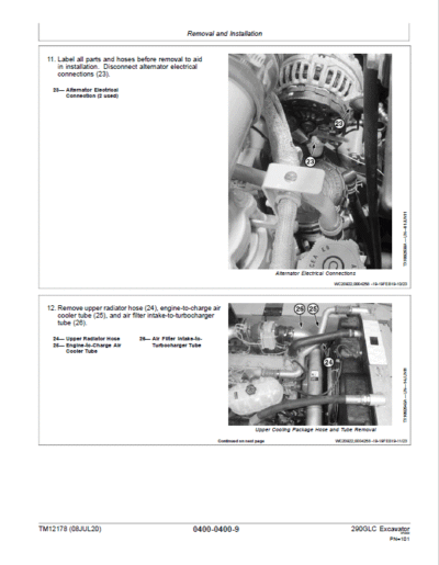 John Deere 290GLC Excavator Service Manual - Image 3