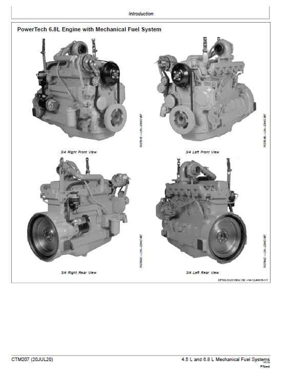 John Deere PowerTech 4.5L, 6.8L Diesel Engines Component Technical Manual John Deere PowerTech 4.5L, 6.8L Diesel Engines Component Technical Manual - Image 2