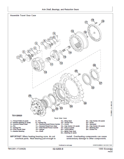 John Deere 130GLC Excavator Repair Services Manual - Image 3
