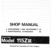 Kawasaki 115ZIII Wheel Loader Service Manual