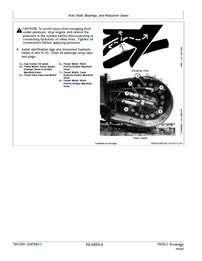 John Deere 160GLC Excavator Repair Services Manual - Image 3