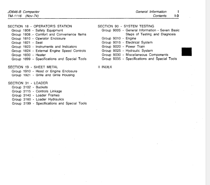 John Deere 646B Compactor Service Manual John Deere 646B Compactor Service Manual - Image 3
