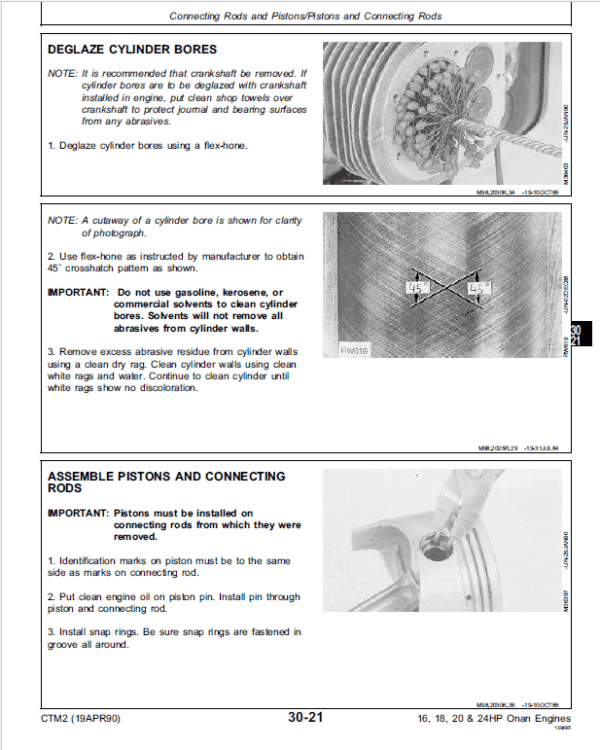 John Deere 16,18, 20 and 24HP Onan Engines CTM2 Manual John Deere 16,18, 20 and 24HP Onan Engines CTM2 Manual - Image 4