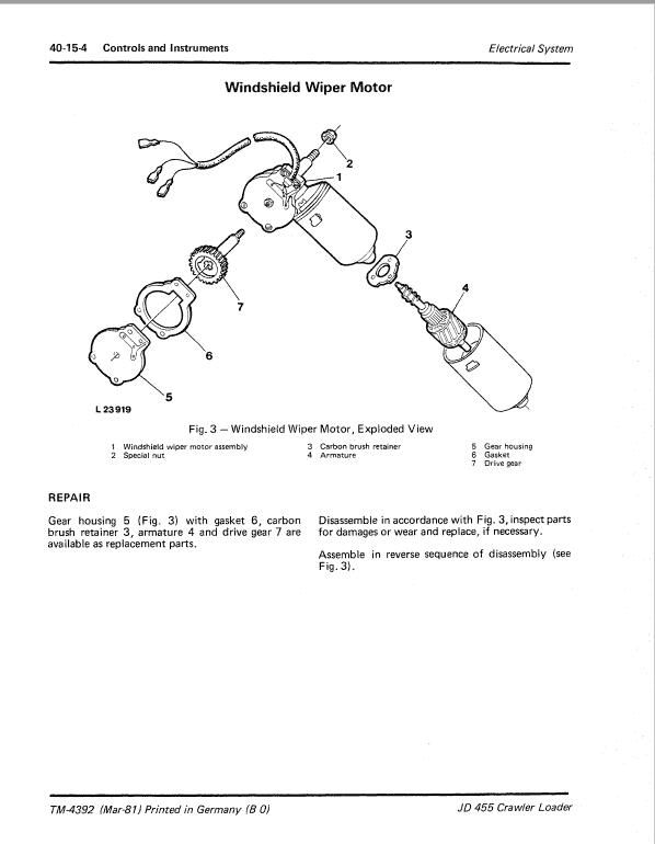 John Deere 455 Crawler Loader Repair Technical Manual John Deere 455 Crawler Loader Repair Technical Manual - Image 3
