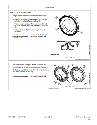 John Deere 2144G Forestry Excavator Repair Service Manual - Image 3