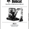 Bobcat E27Z Excavator Repair Service Manual