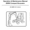 Bobcat E55W Excavator Repair Service Manual