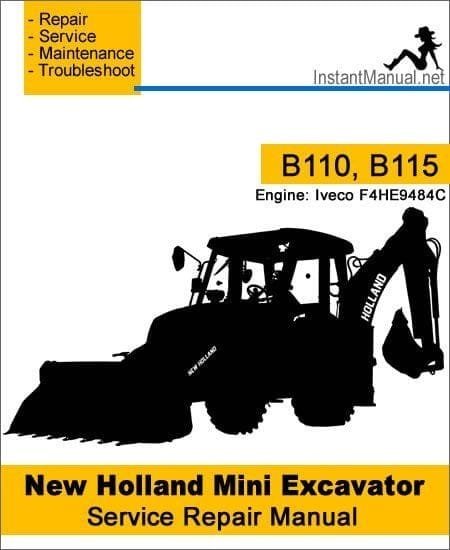 New Holland B115 Backhoe Loader Service Repair Manual New Holland B115 Backhoe Loader Service Repair Manual